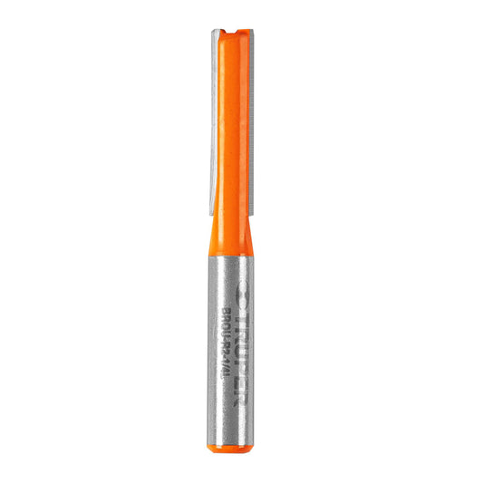 BROU-R2-1/4L Fresa recta 2 filos, 1/4", larga