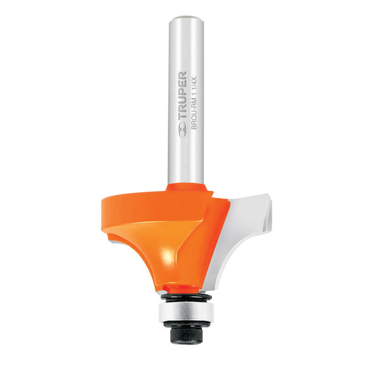 BROU-RM1-1/4X Fresa redondeado con moldura, 1-1/4" con balinera