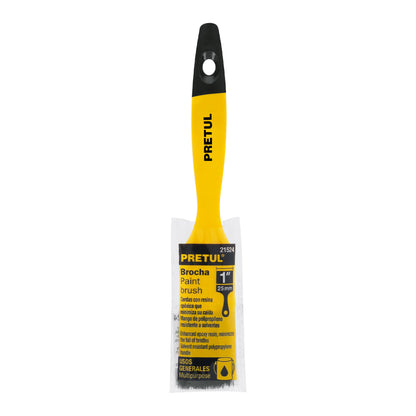 BRP-1 Brocha con mango de plástico, 1", Pretul