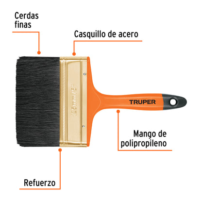 BRT-5 Brocha 5" con mango de plástico