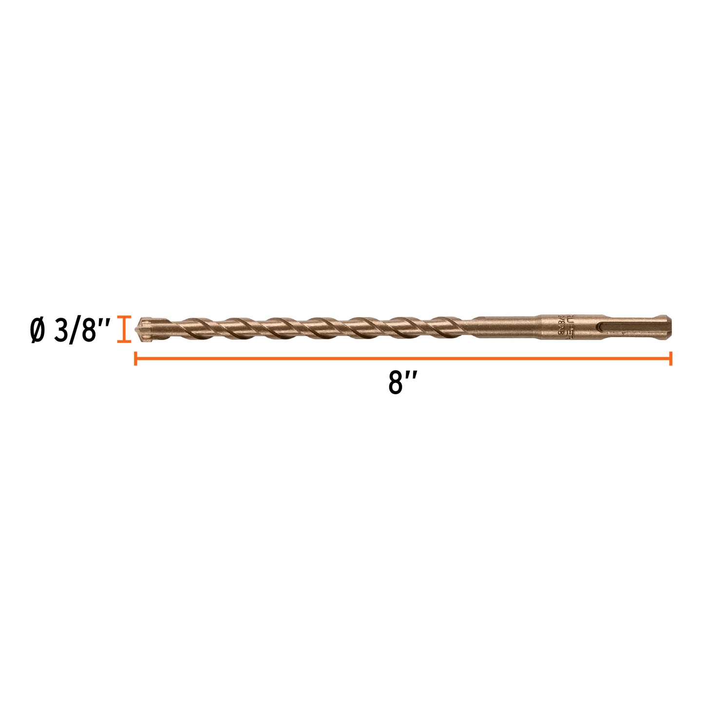 BS-3/8X8 Broca SDS Plus 3/8 x 8'