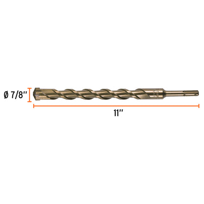BS-7/8X11 Broca para concreto SDS Plus, 7/8 x 11"