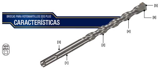 IW14182 Broca SDS Plus para concreto 3/4" X 18" Irwin