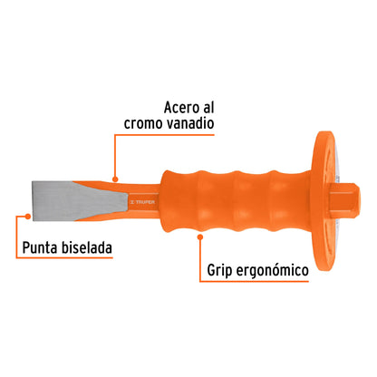 C-1X8G Cincel de corte frío, 1 x 8" con grip
