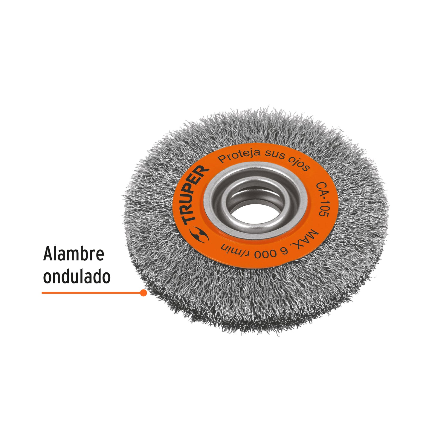 CA-105 Grata 6 x 13/16 para esmeril