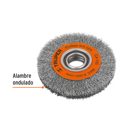 CA-105 Grata 6 x 13/16 para esmeril