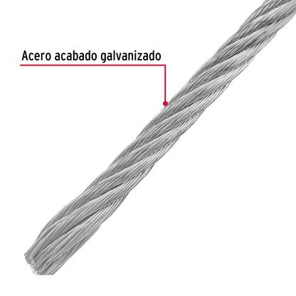 CAB-1/8F Cable flexible de acero 1/8"