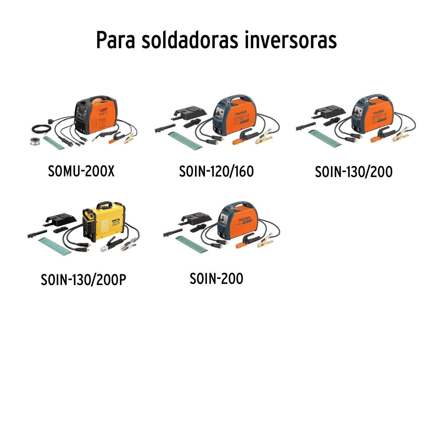 CAB-200A Cable p/SOIN-200,120/160,130/200,SOMU-200X,c/pinza de tierra