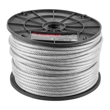 CAB-3/16RX Guaya de acero 3/16", recubierto PVC