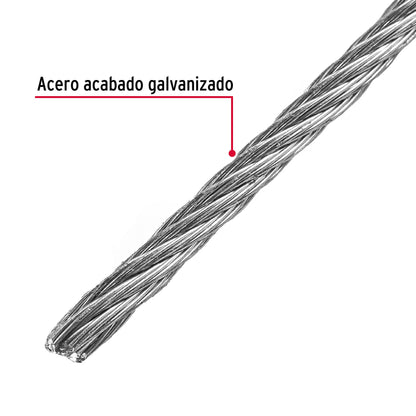 CAB-3/32R Guaya de acero 3/32"
