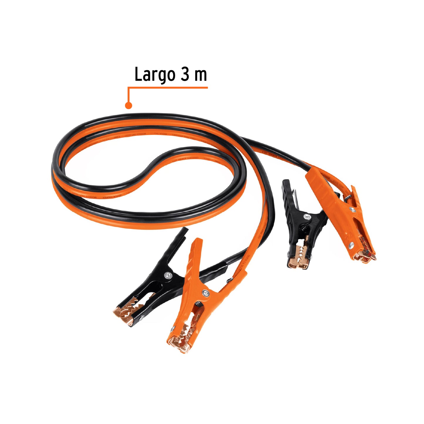 CAP-3008T Cables para iniciar, 3 m, calibre 8 AWG