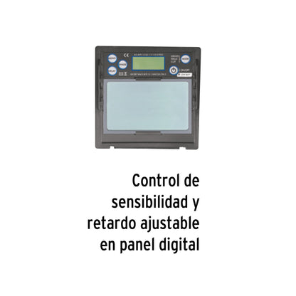 CAREL-913DX Careta digital para soldar, sombra 9 a 13, Truper Expert