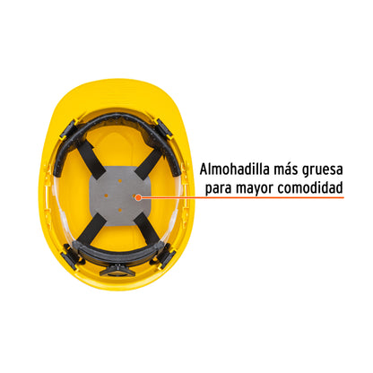CAS-A Casco de seguridad color amarillo