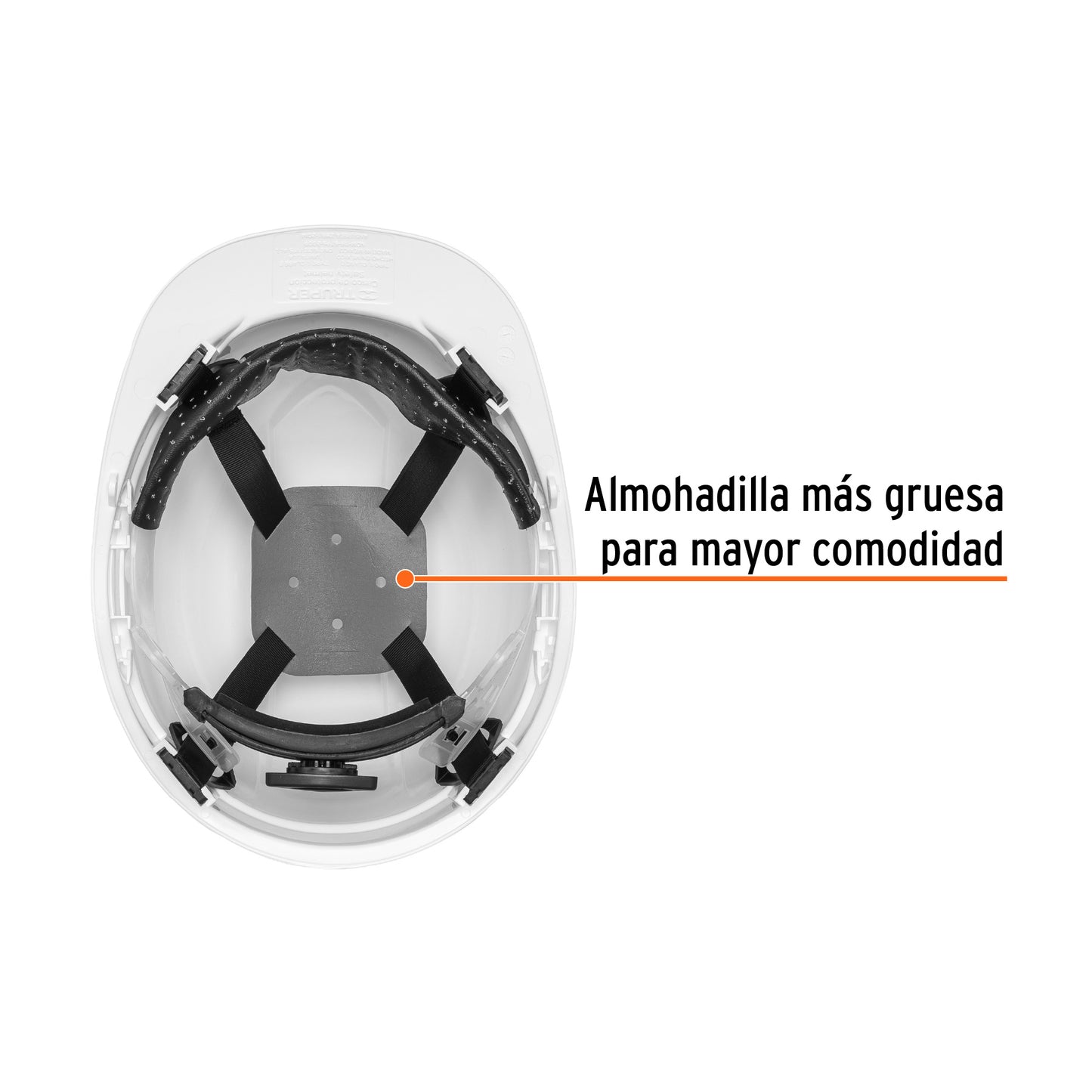 CAS-B Casco de seguridad color blanco