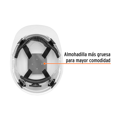 CAS-B Casco de seguridad color blanco