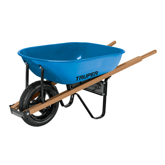 CAT-50FF-CO Carretilla 5.5 ft3, mgos/madera 1-3/4", rueda antipinchazo