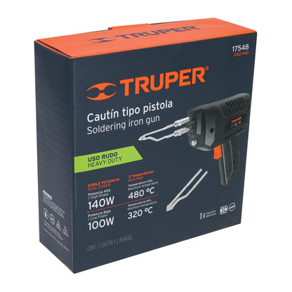 CAU-140 Pistola de soldar, 2 temperaturas, 140 Watts