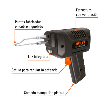 CAU-140 Pistola de soldar, 2 temperaturas, 140 Watts