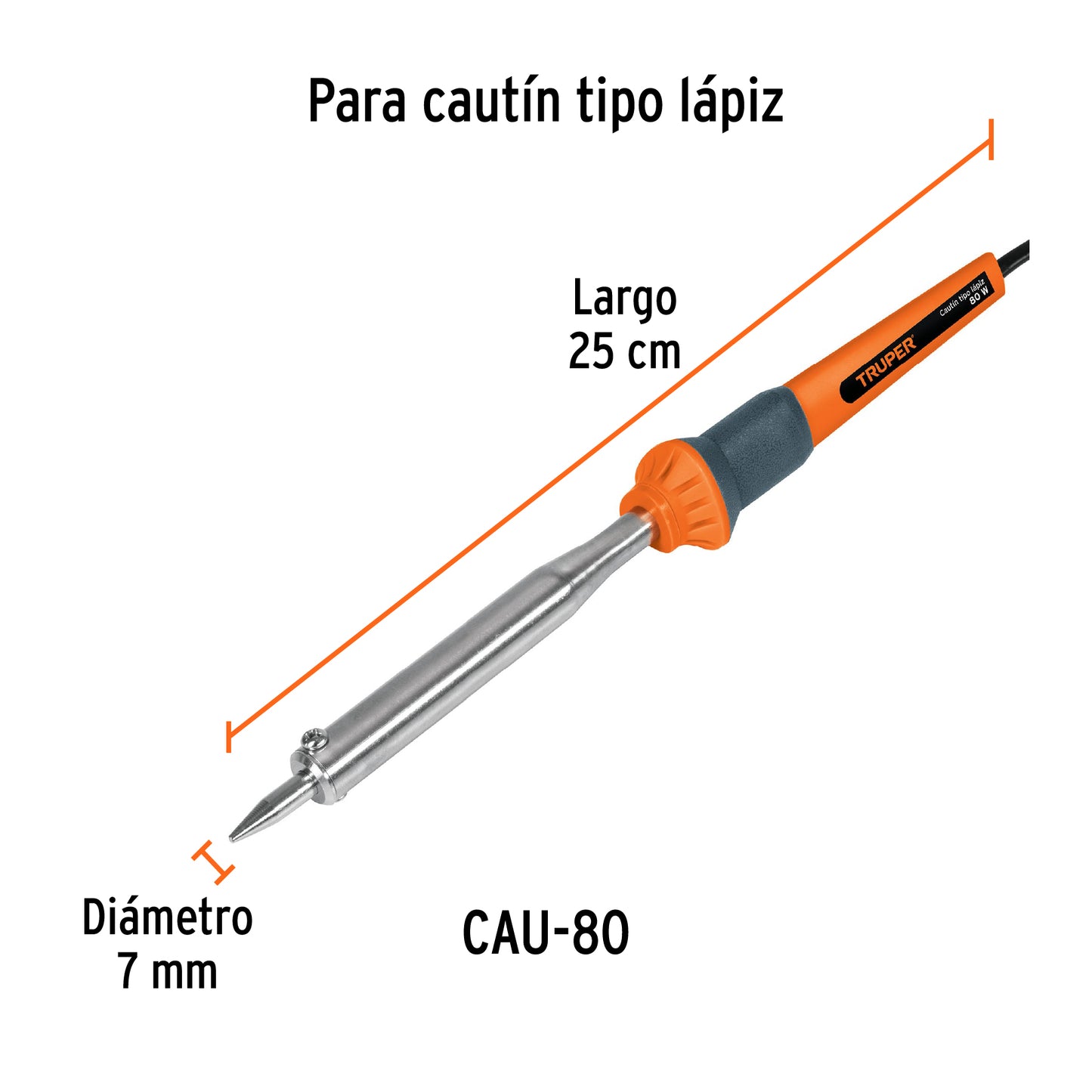 CAU-80 Cautín tipo lápiz de 80 W