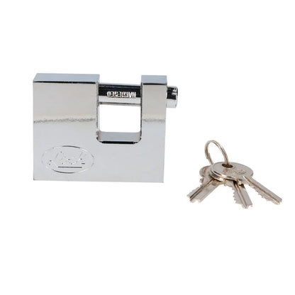 L22C70ECSB Candado de acero anti-cizalla 70 mm, cromo satinado, Lock