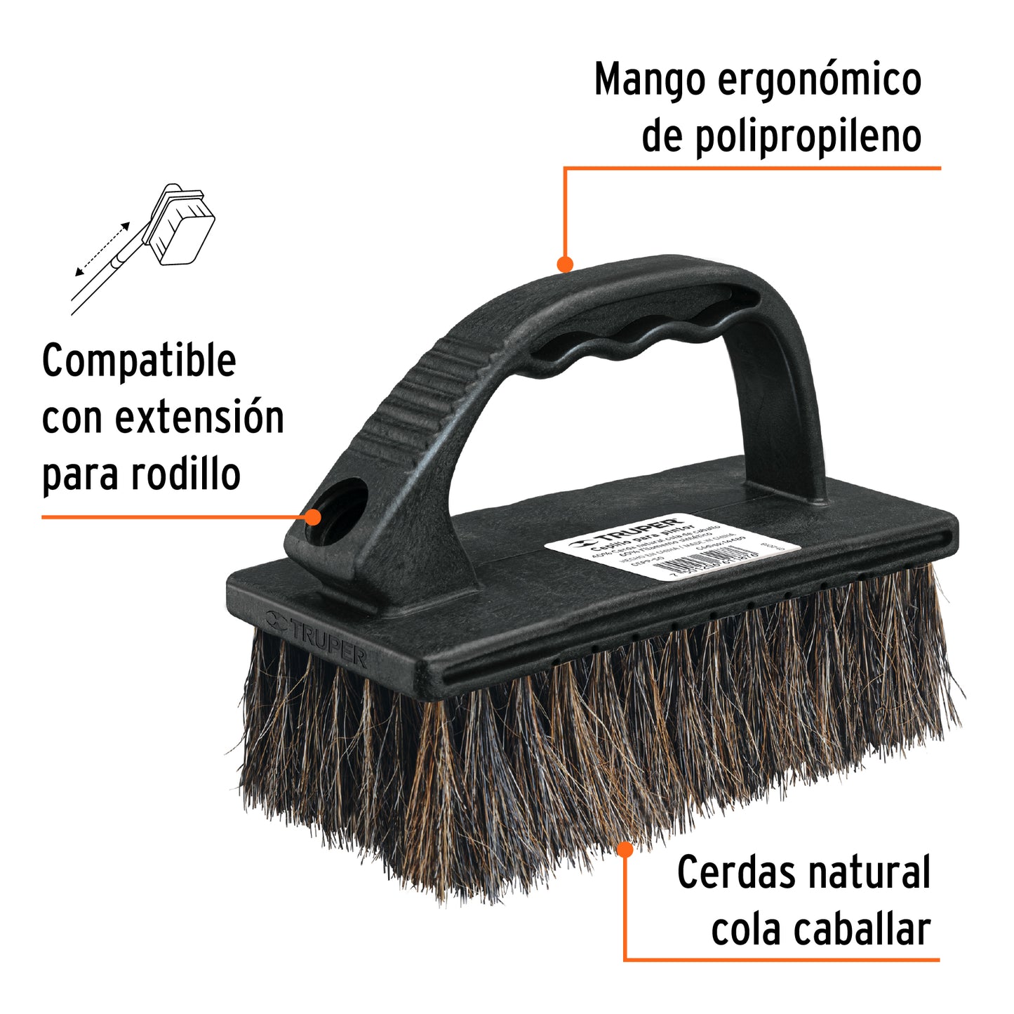 CEPP-50 Cepillo para pintor, cerda natural y sintética