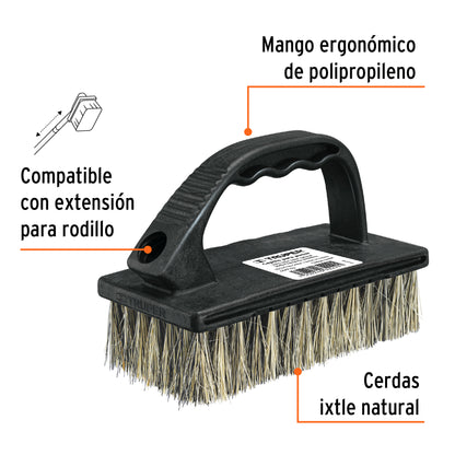 CEPP-53 Cepillo para pintor, semi-rígido, cerda ixtle y sintética