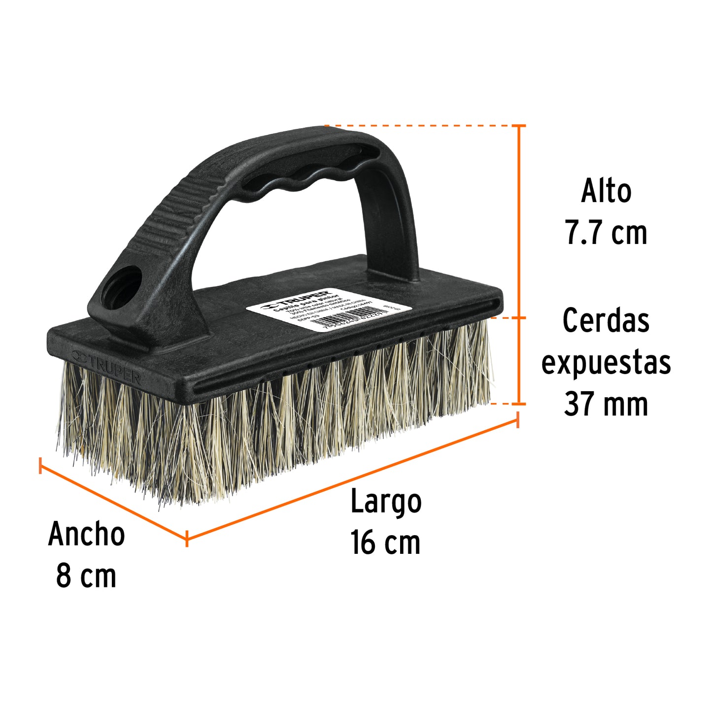 CEPP-53 Cepillo para pintor, semi-rígido, cerda ixtle y sintética