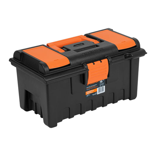 CHA-16NC Caja plástica 16" con compartimentos, naranja