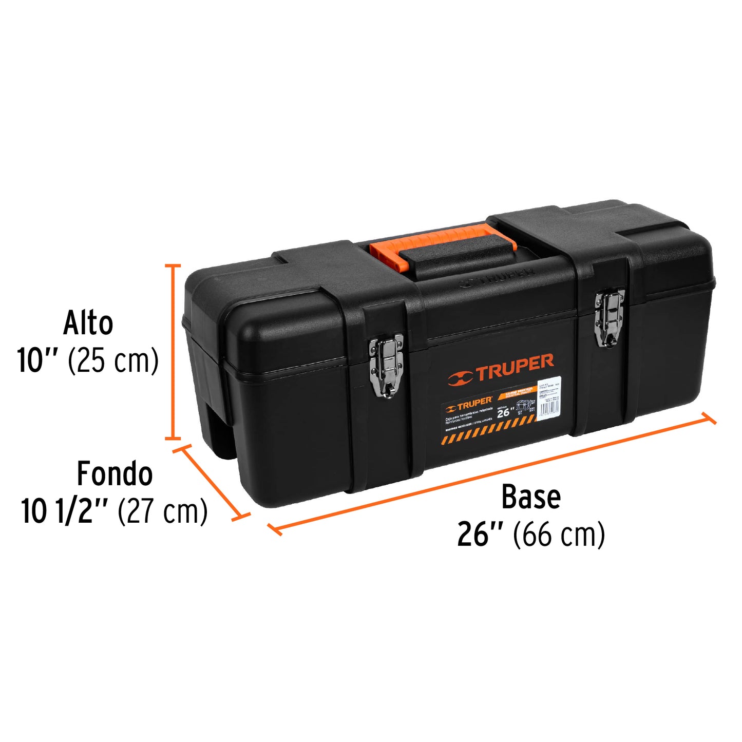 CHP-26X Caja para herramienta, plástica de 26', industrial