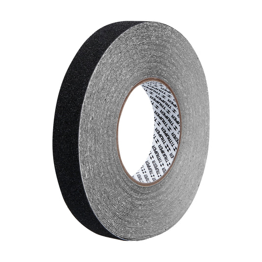 CIA-118N Cinta antiderrapante negra con abrasivo, 25mm x 18m