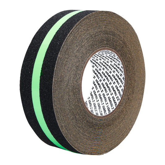 CIA-218L Cinta antiderrapante fotoluminiscente c/abrasivo, 50mm x 18m