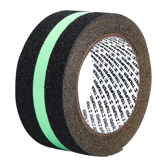 CIA-25L Cinta antiderrapante fotoluminiscente c/abrasivo, 50mm x 5m