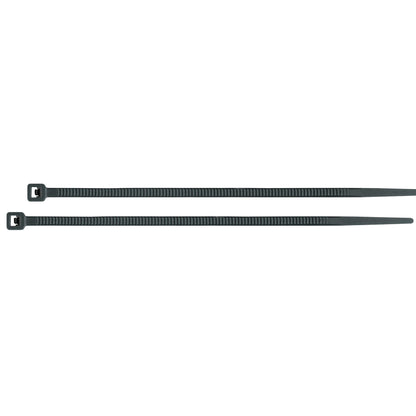 CIN-5060N Amarre plástico, 50 lb, 60 cm, negro, bolsa con 25 piezas