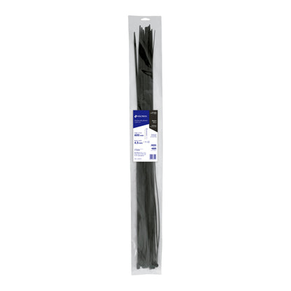 CIN-5060N Amarre plástico, 50 lb, 60 cm, negro, bolsa con 25 piezas