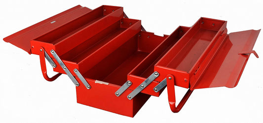 CJH92F Caja porta herramientas 5 compartimientos 50 cm, tipo acordeón, Ferton