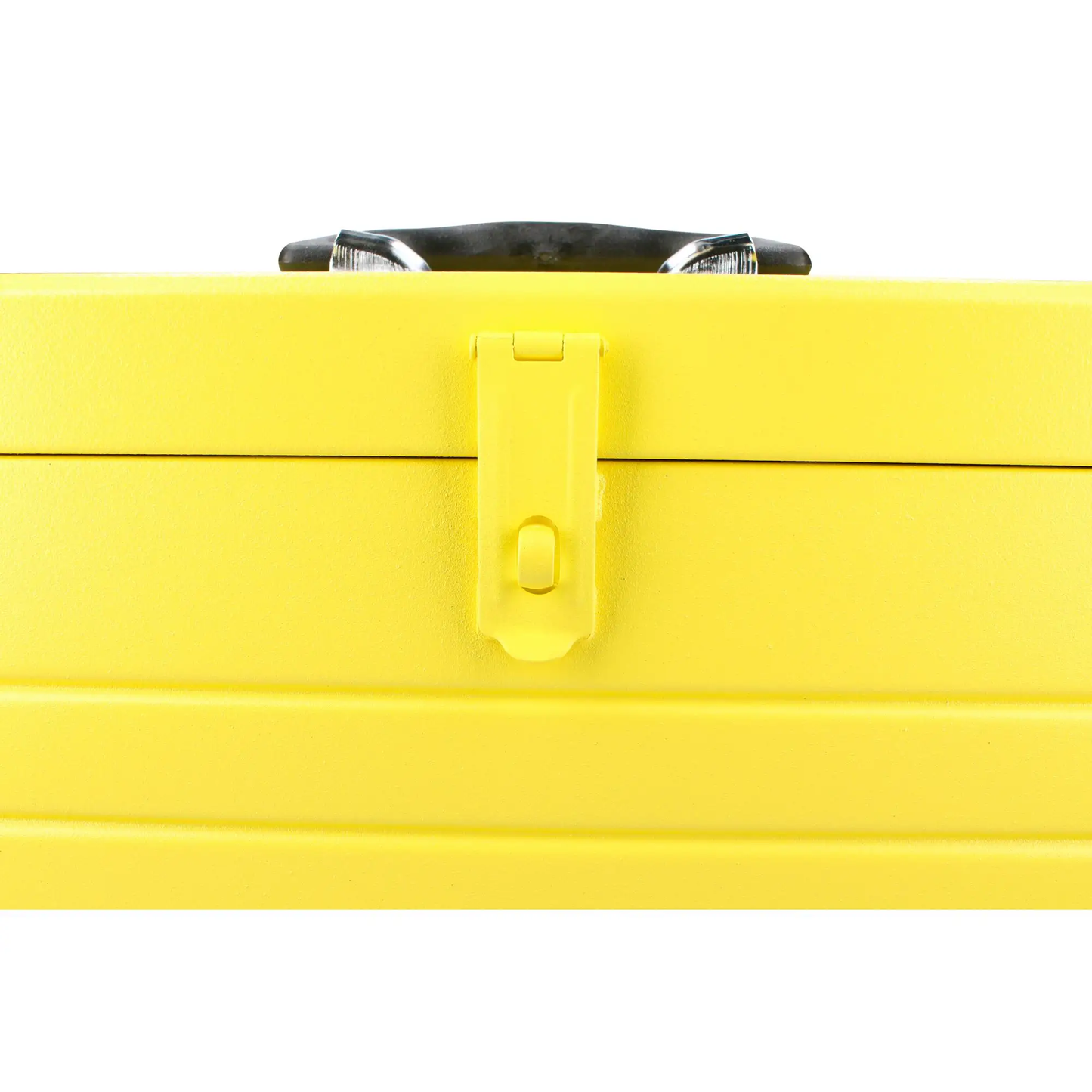 CM16 Caja metálica amarilla con charola 16" X 7" X 6"