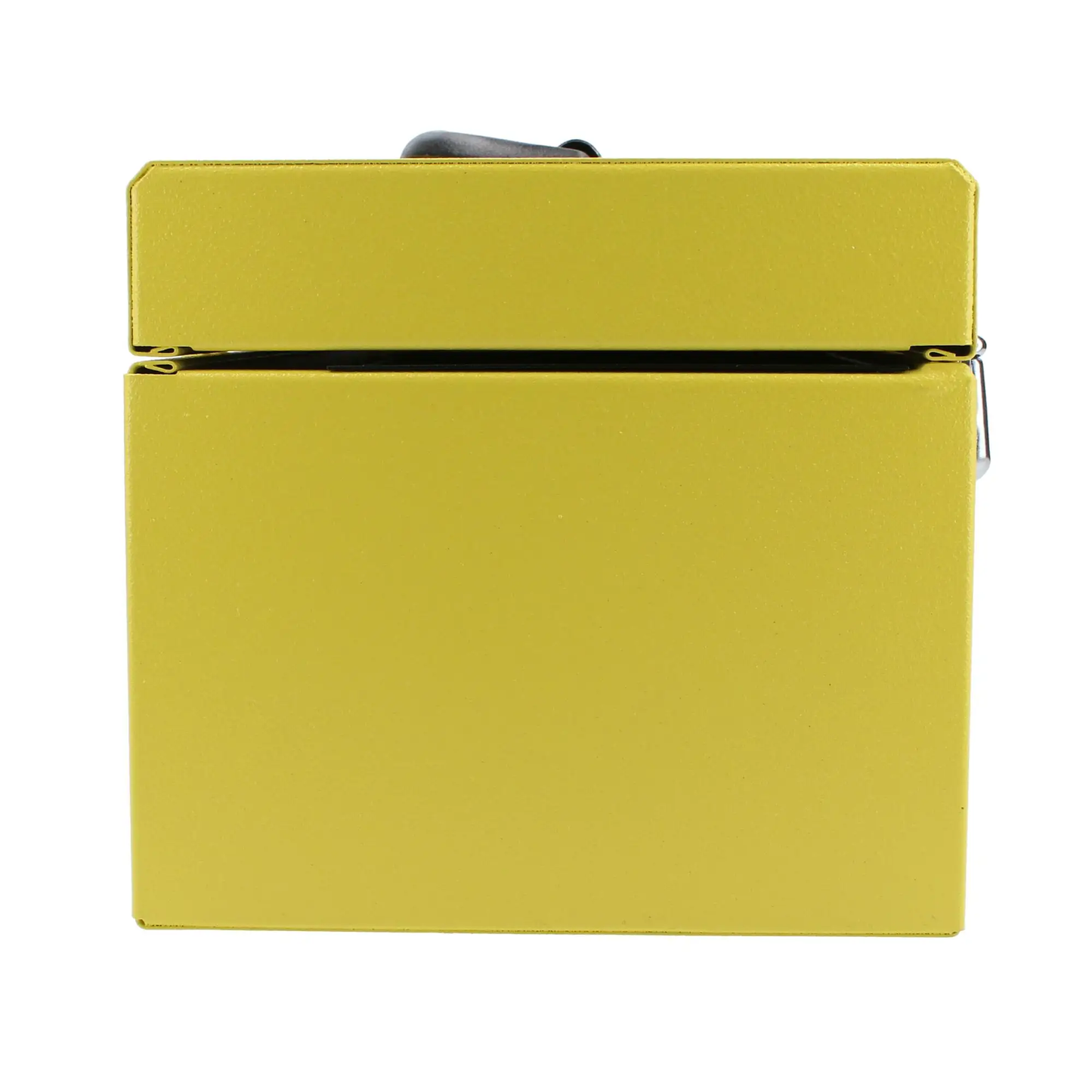 CM20 Caja metálica amarilla con charola 19" X 7" X 6"