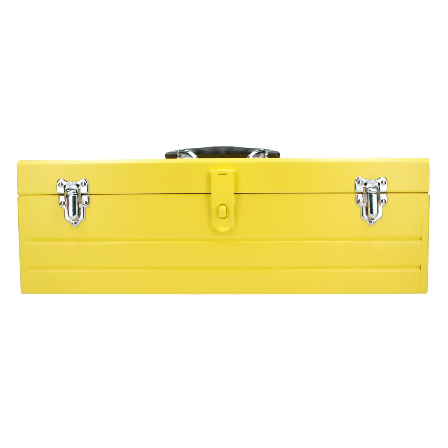 CM20 Caja metálica amarilla con charola 19" X 7" X 6"