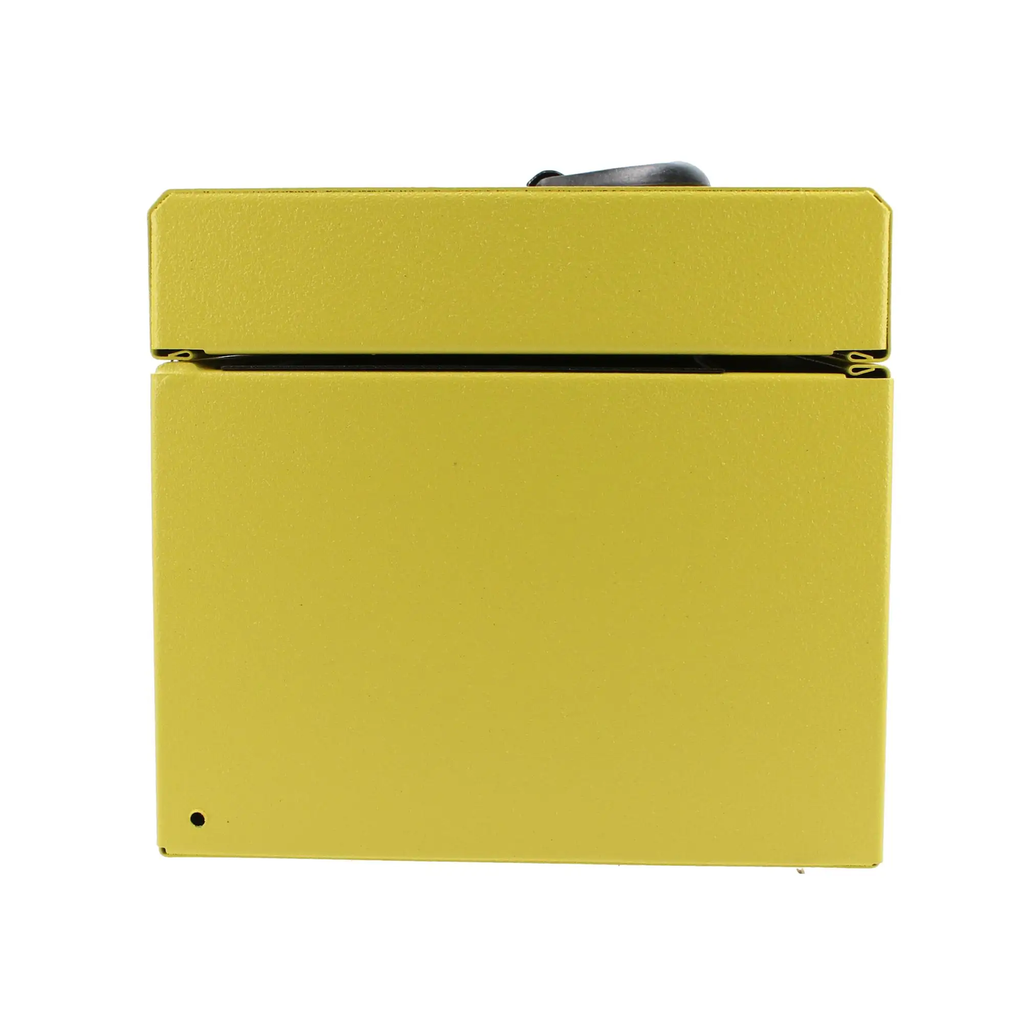 CM20 Caja metálica amarilla con charola 19" X 7" X 6"