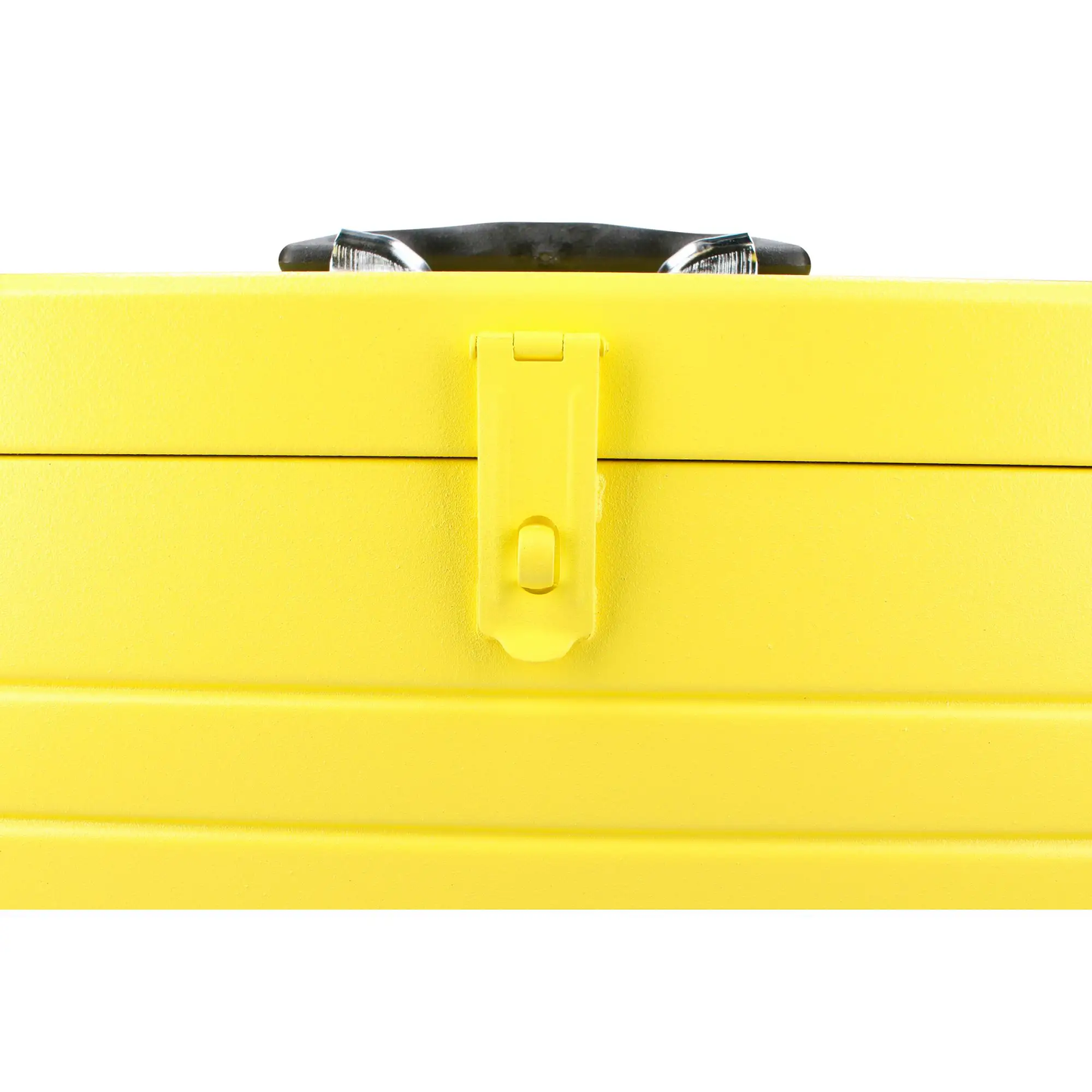 CM20 Caja metálica amarilla con charola 19" X 7" X 6"