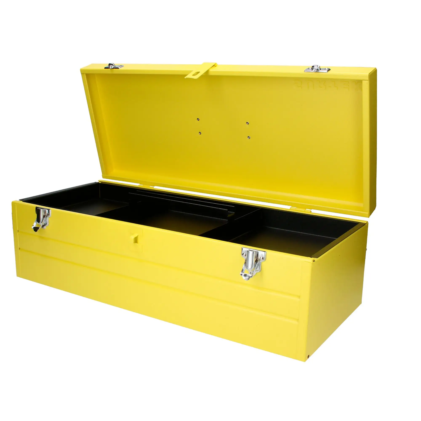 CM24 Caja metálica amarilla con charola 23" X 9" X 7"