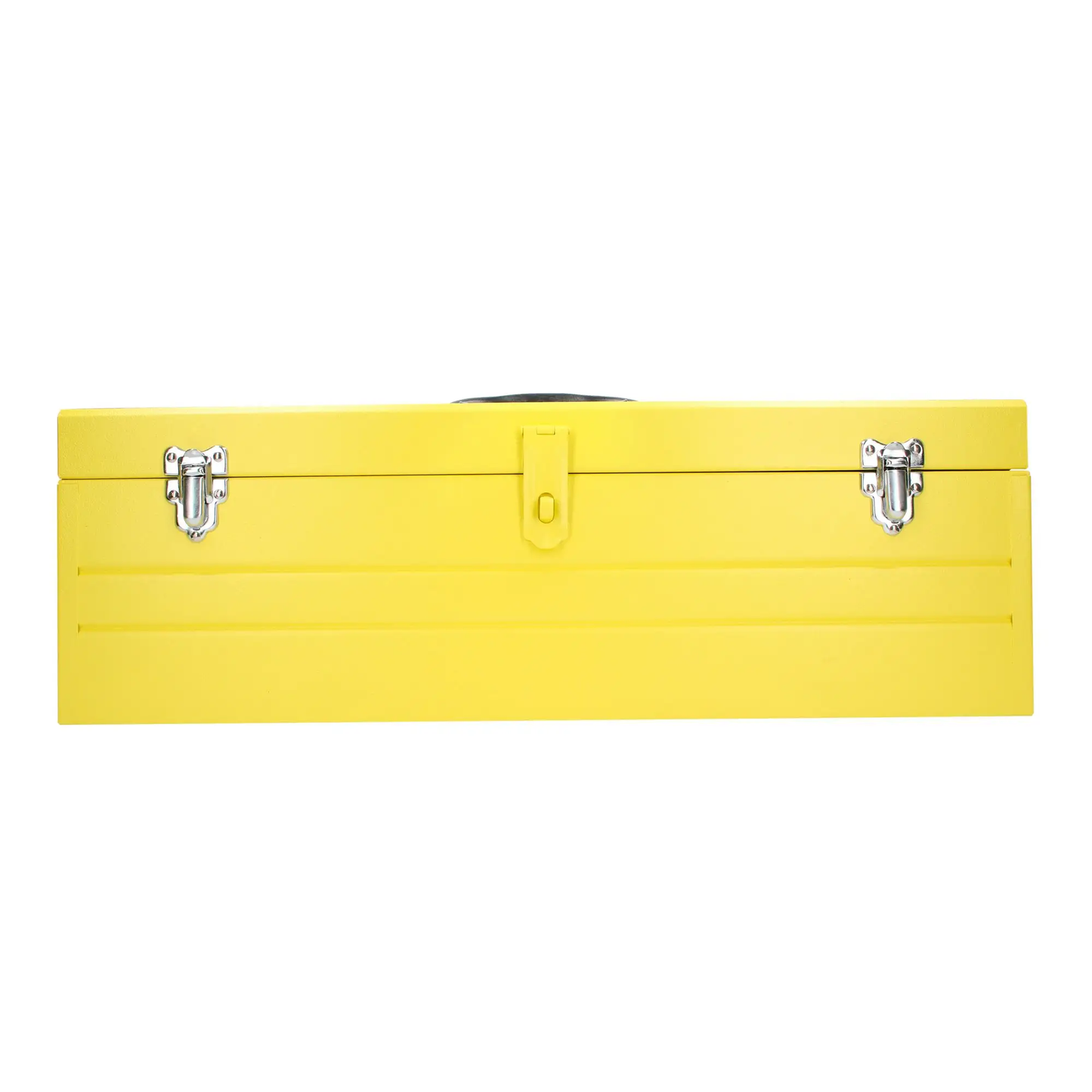 CM24 Caja metálica amarilla con charola 23" X 9" X 7"