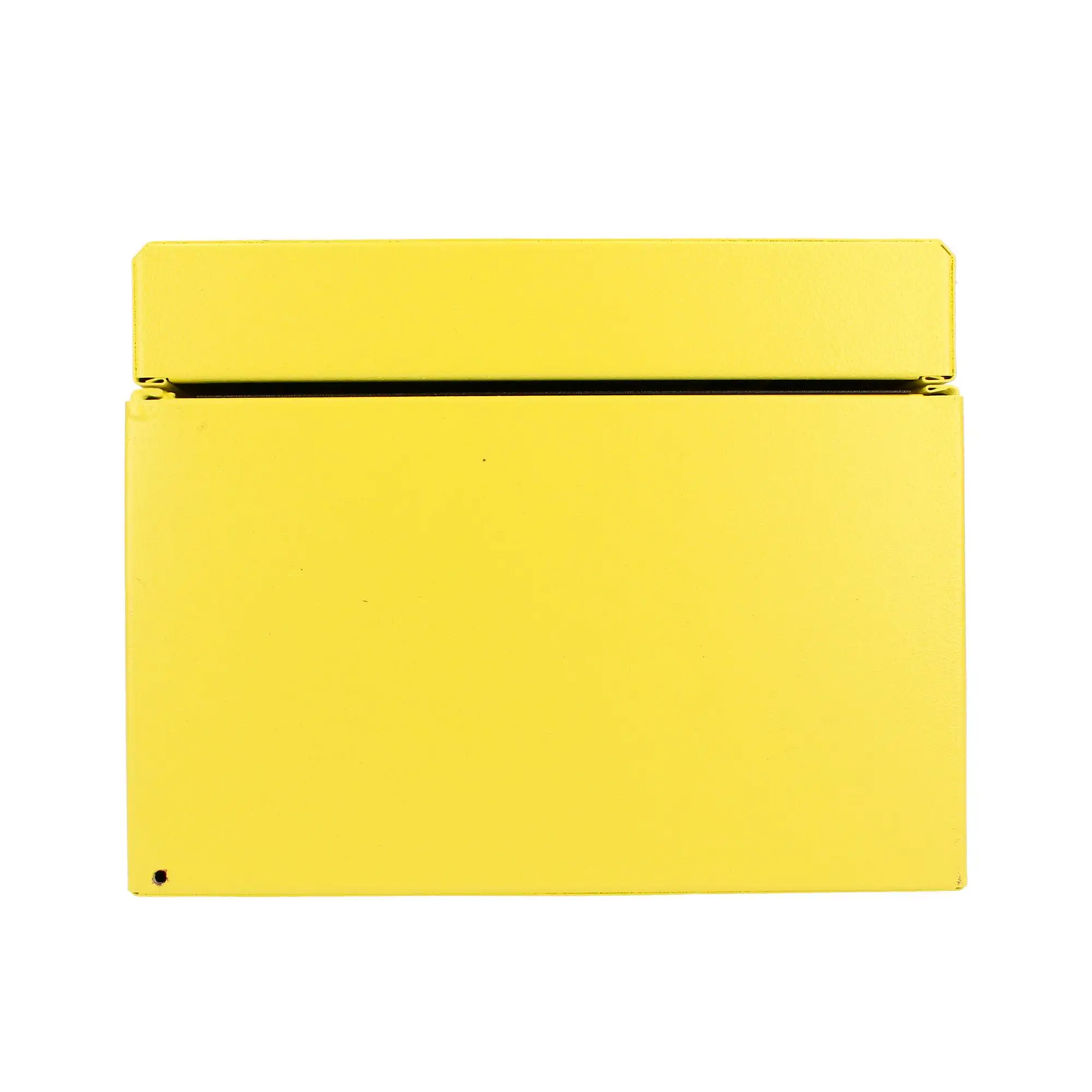 CM24 Caja metálica amarilla con charola 23" X 9" X 7"
