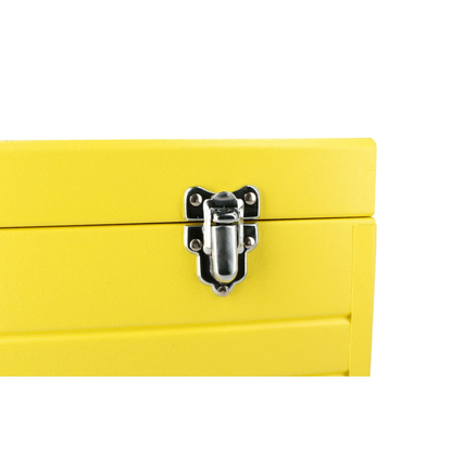 CM24 Caja metálica amarilla con charola 23" X 9" X 7"
