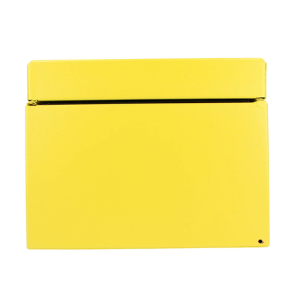 CM24 Caja metálica amarilla con charola 23" X 9" X 7"