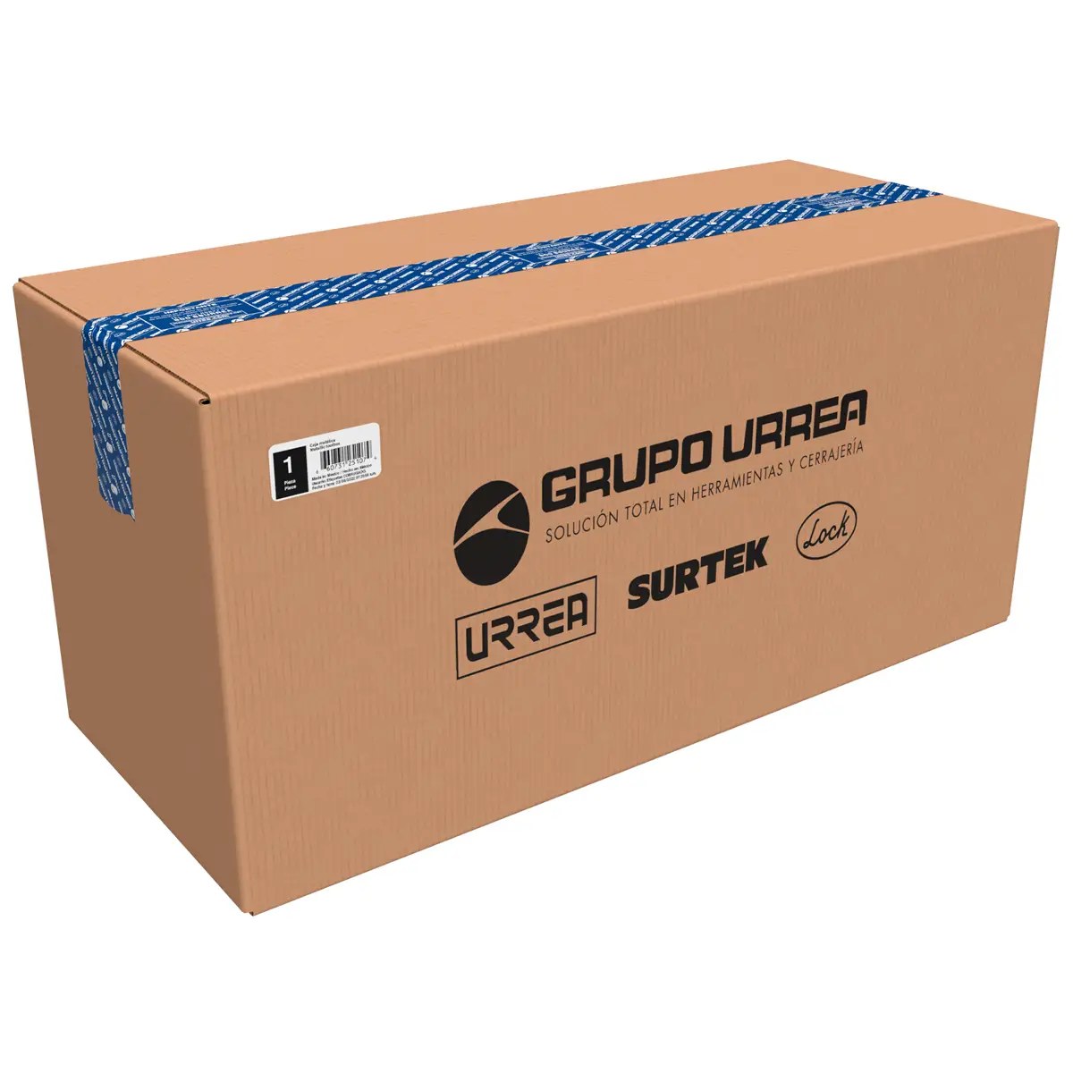 CM24 Caja metálica amarilla con charola 23" X 9" X 7"