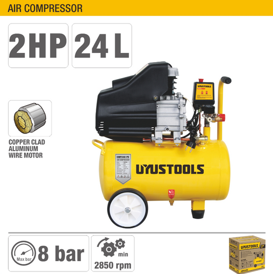 CMP24U-PA Compresor lubricado 24L 2HP PA