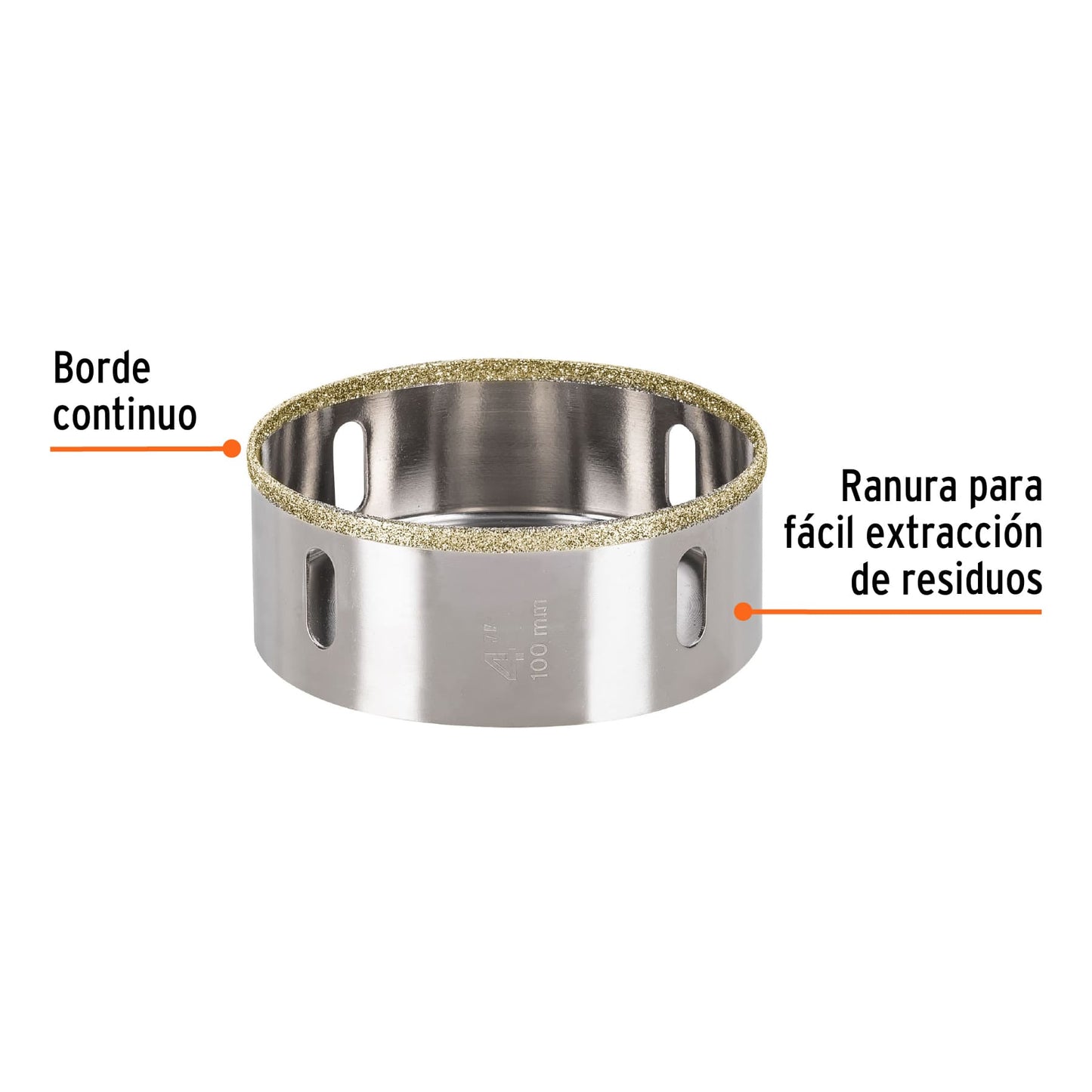 COAZ-4 Sierra copa borde continuo diamantado 4"
