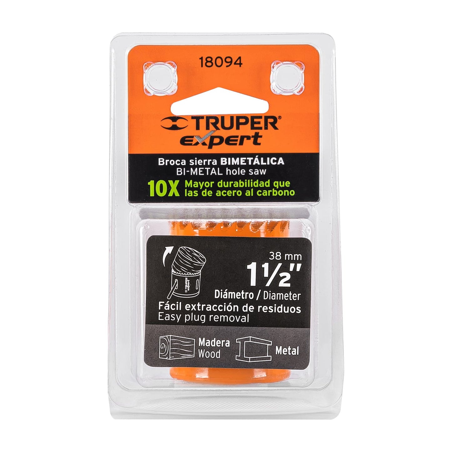 COBI-1-1/2 Sierra copa bimetálica 1-1/2", para mandril de 7/16"