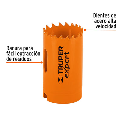 COBI-1-1/4 Sierra copa bimetálica 1-1/4", para mandril de 7/16"